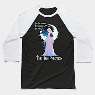 The High Priestess Tarot Baseball T-Shirt